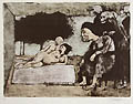 Love's Last Memory Original Lithograph by the Spanish American artist Federico Castellon