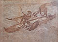 Fishermen Original Linocut by Cataldo an Oceanic Artist