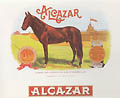Alcazar Original Chromolithograph Amserican Advertising Cigar Label for M&N Cigar Mfgrs Cleveland Ohio by the Consolidated Litho Corp New York
