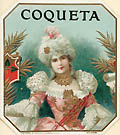 Coqueta - Cigar Label