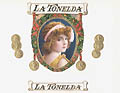 La Tonelda Original Chromolithographic Cigar Label by the Julius Bien Company New York