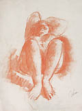 Reclining Woman by Harold Cohn