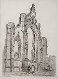 Howden Church Yorkshire Original Etching by the British artist John Sell Cotman