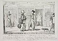 The Advantages of Travel plate 2 by George Cruikshank
