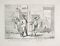 Anglo Gallic Salutations in London by George Cruikshank