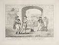Anglo - Parisian Salutationsby by George Cruikshank