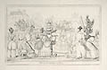 Monstrosities of 1827  by Issac Robert Cruikshank