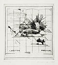 Castor Pollux Original Etching and Drypoint Engraving by Robert Cumming