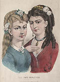 The Two Beauties by Currier and Ives