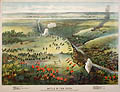 Battle of Fish Creek Original Lithograph by F. W. Curzon Printed by the Toronto Lithographic Company