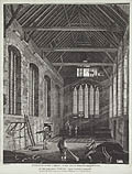 Interior of The Chapel of The Holy Trinity Leadenhall London published by Robert Wilkinson