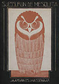 Ringuil or Owl Original Woodcutby Samuel Jessurun de Mesquita