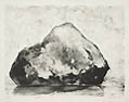 Big Rock Original Lithograph by the American artist Adolf Dehn