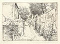 Le Lapin Agile Original Etching and Drypoint by the French artist Eugene Delatre