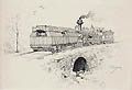 Railway Battery by the American artist William Henry Drake