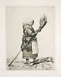 dan la rue lyon Original Etching and Drypoint by the French artist Louis Didier Georges Duseigneur also listed as Georges Duseigneur published for the Societe des Aqua Fortistes Eaux Fortes Modernes by A Cadart and Luquet
