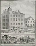 Ontario Knitting Mills Paris Ontario Original Lithograph by the American artist Czar James Dyer C. J. Dyer