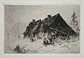 Negro Huts at Wilmington North Carolina by John Mackie Falconer