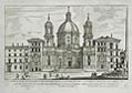 Church of Saint Agnes in Piazza Navona by Giovanni Battista Falda