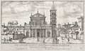 Church of St. Crisogono of the Carmelite Order in Trastevere Original Etching by the Italian artist Giovanni Battista Falda</a>