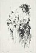 Galatea Original Etching by the American artist Herbert Fink