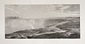 The Great Fall Niagara Original Engraving by William Forrest designed by Frederick Edwin Church