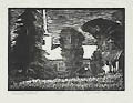 Vermont Church Original Wood Engraving by Roy Fox