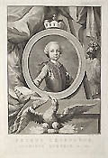 Petrus Leopoldus Archidux Austriae Peter Leopold Prince of Austria by the German artist Christian Friedrich Fritzsch