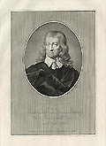 John Milton Age 62 Original Engraving and Etching by the British artist William Nelson Gardiner designed by George Vertue published by john Boydell for The Poetical Works of John Milton
