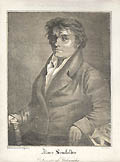 Aloys Senefelder Inventor of Lithography Original Lithograph by the British artist John Gendall