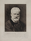 Victor Hugo by Achille Isidore Gilbert