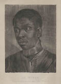 Le Maure The Moor Original Mezzotint by Alexis Francois Girard designed by Sir Christopher Wren