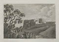 Durham Castle Original Engraving by the British artist Richard Godfrey