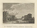 St. George's Chapel Windsor Berkshire Original Engraving by the British artist Richard Godfrey