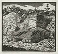 The Deserted Limekiln Original Woodcut by William Godfrey