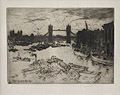 The Tower Bridge by Colonel Robert Charles Goff