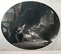 The Angel's Whisper Original Mezzotint and Engraving by Edward Goodall and Frederick Goodall
