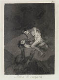 Quien Lo Creyera - Who Would Have Thought It by Francisco Goya