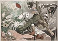 The Banishment of Quack Medicines Puck New York Original Lithograph by Frederick Graetz