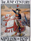 Napoleon in Egypt Original Lithograph by The French artist Eugene Grasset also listed as Eugene Samuel Grasset