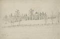 Cabin at Weston North Toronto Original Drawing by the Canadian artist Thomas Garland Green