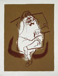 Top Man Original Lithograph by the American artist William Gropper