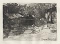The Complete Angler Original Etching and Drypoint by Sir Francis Seymour Haden