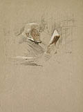 Portrait of the Right Honourable W E Gladstone Original Lithograph by the British artist, John McLure Hamilton