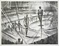 Circus Acrobats Original Lithograph by the American artist George Hartwell also known as George Kenneth Hartwell