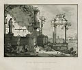 Canaletto's Ruins of a Temple and Arches by George Hawkins