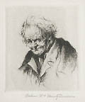 Etude Pour Merci Original Etching and Drypoint by the American artist Arthur William Heintzelman also listed as Arthur Heintzelman