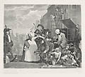 A Rake's Progress Plate 4 The first signs of Tom Rakewell's downfall Original Engraving by the British Satirical Artist William Hogarth