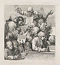 A Chorus of Singers by William Hogarth