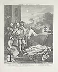 The Four Stages of Cruelty Plate 3 Cruelty in Perfection Original Engraving and Etching by the British Satirical Artist William Hogarth